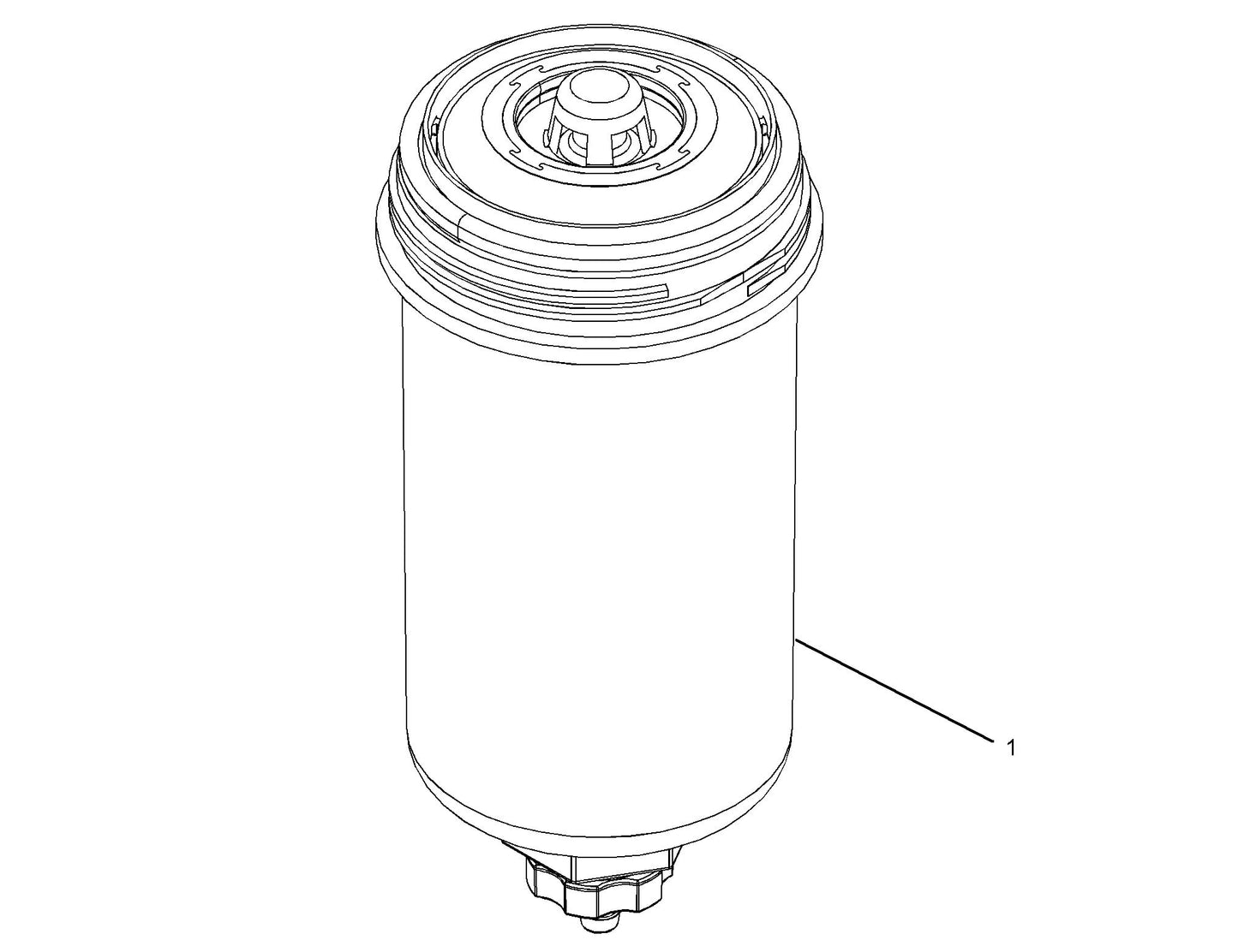 360-8958: FILTRO DE COMBUSTIBLE DE ULTRA ALTA EFICIENCIA, 3608958