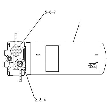 122-6456: HYDRAULIC/TRANSMISSION FILTER